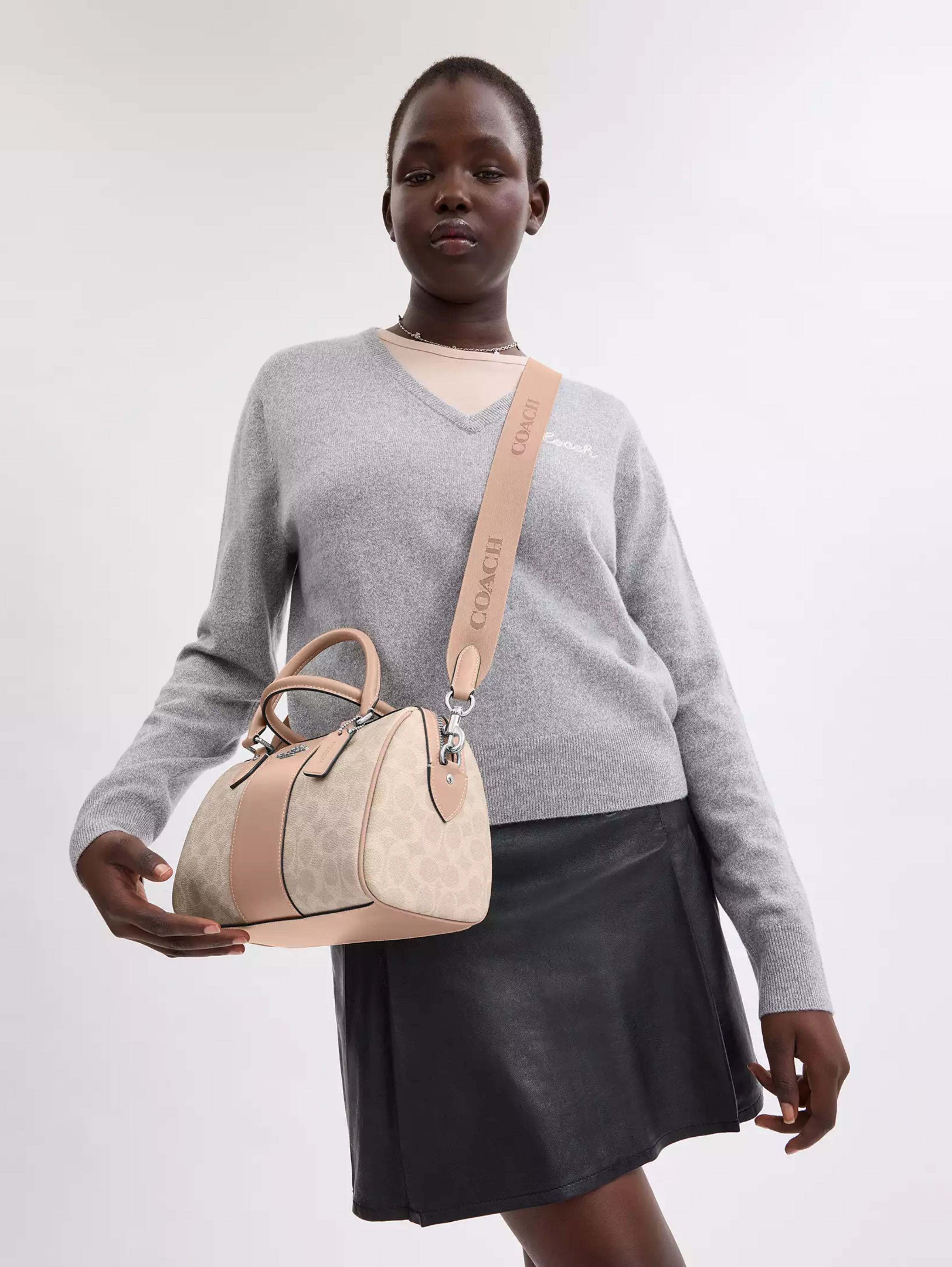 Rowan Satchel Bag In Signature Canvas