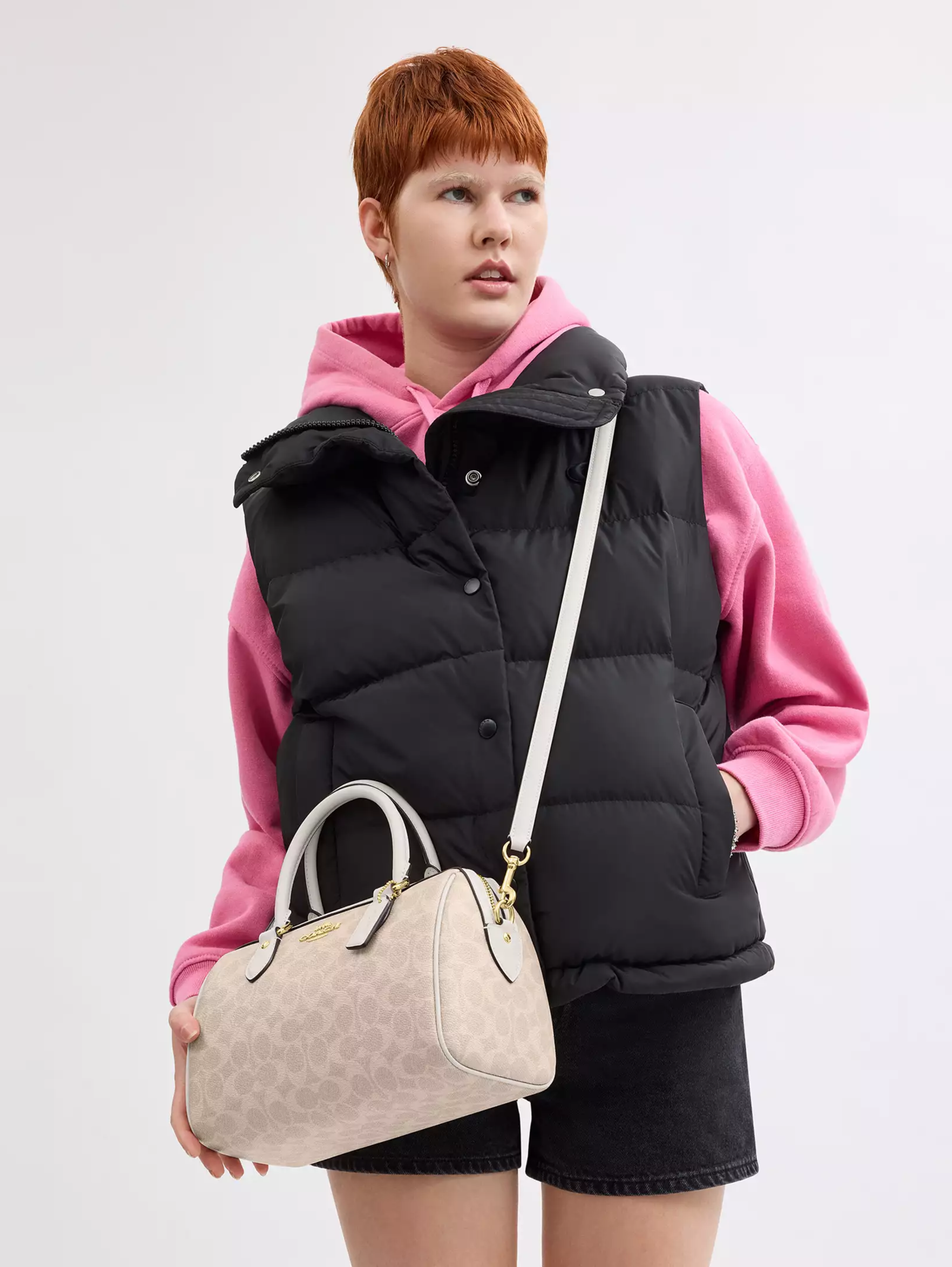 Rowan Satchel Bag In Signature Canvas
