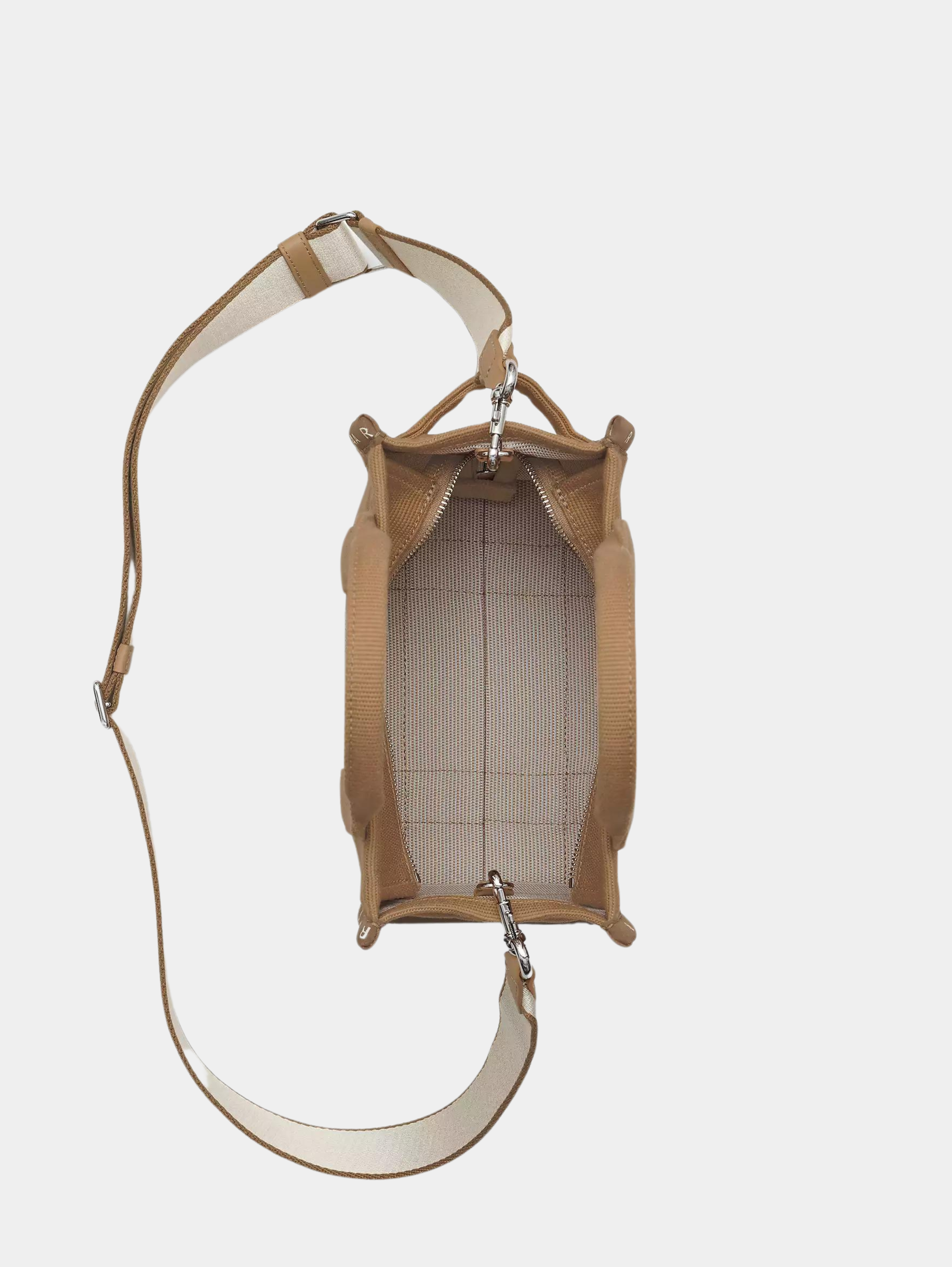 El bolso tote pequeño de jacquard
