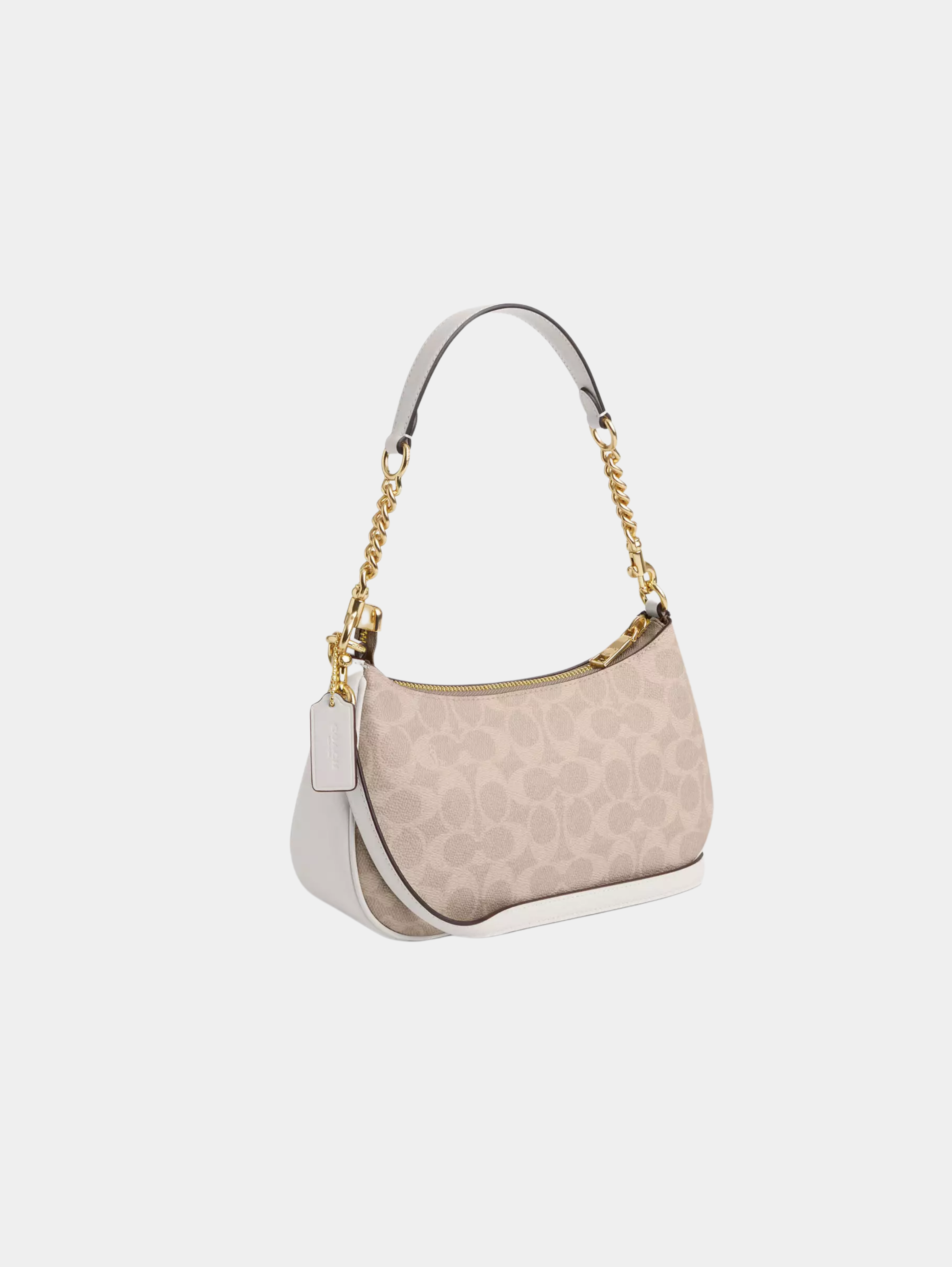 Bolso de hombro Teri en lona de firma