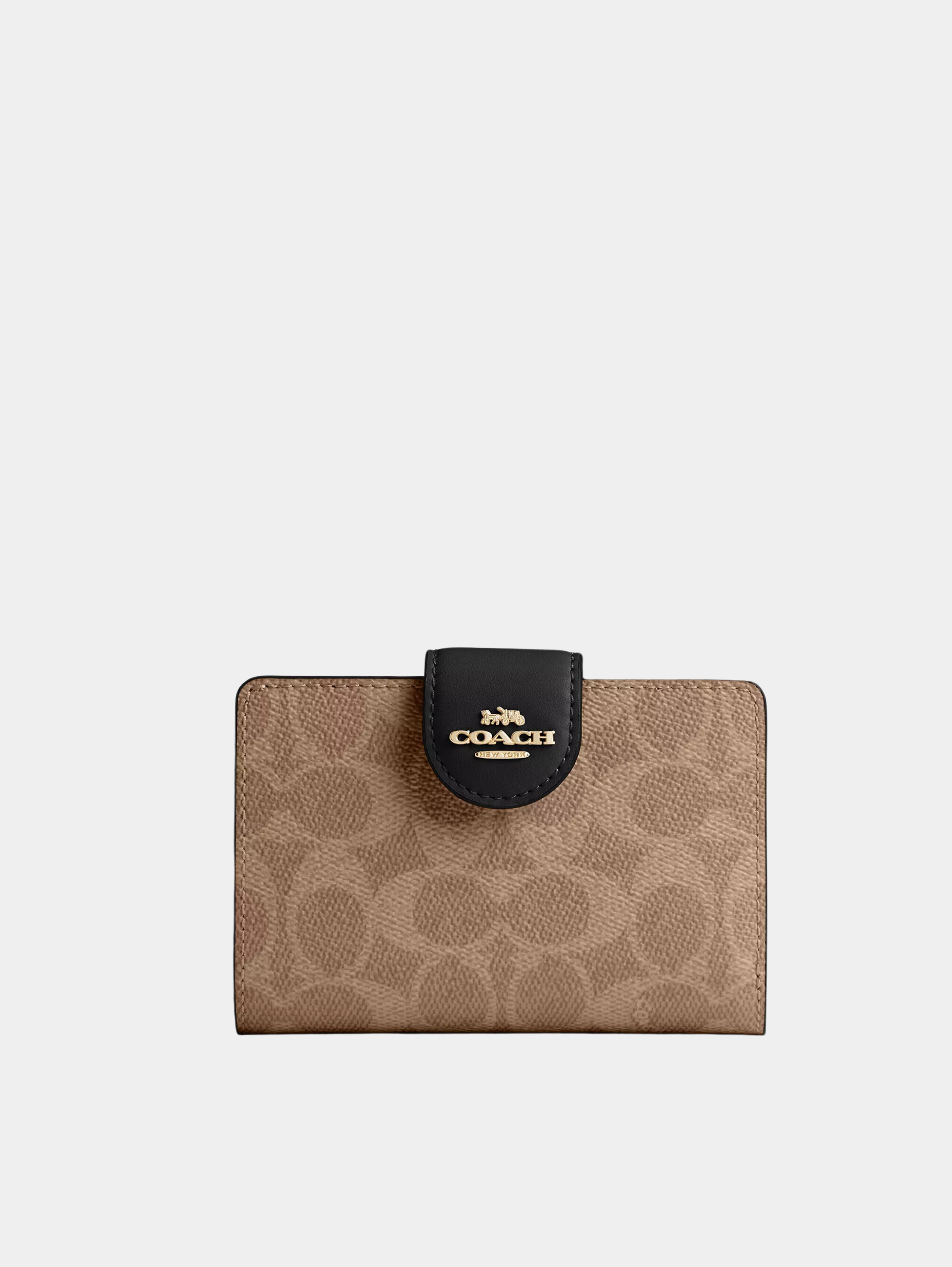 Medium Corner Zip Wallet In Signature Canvas