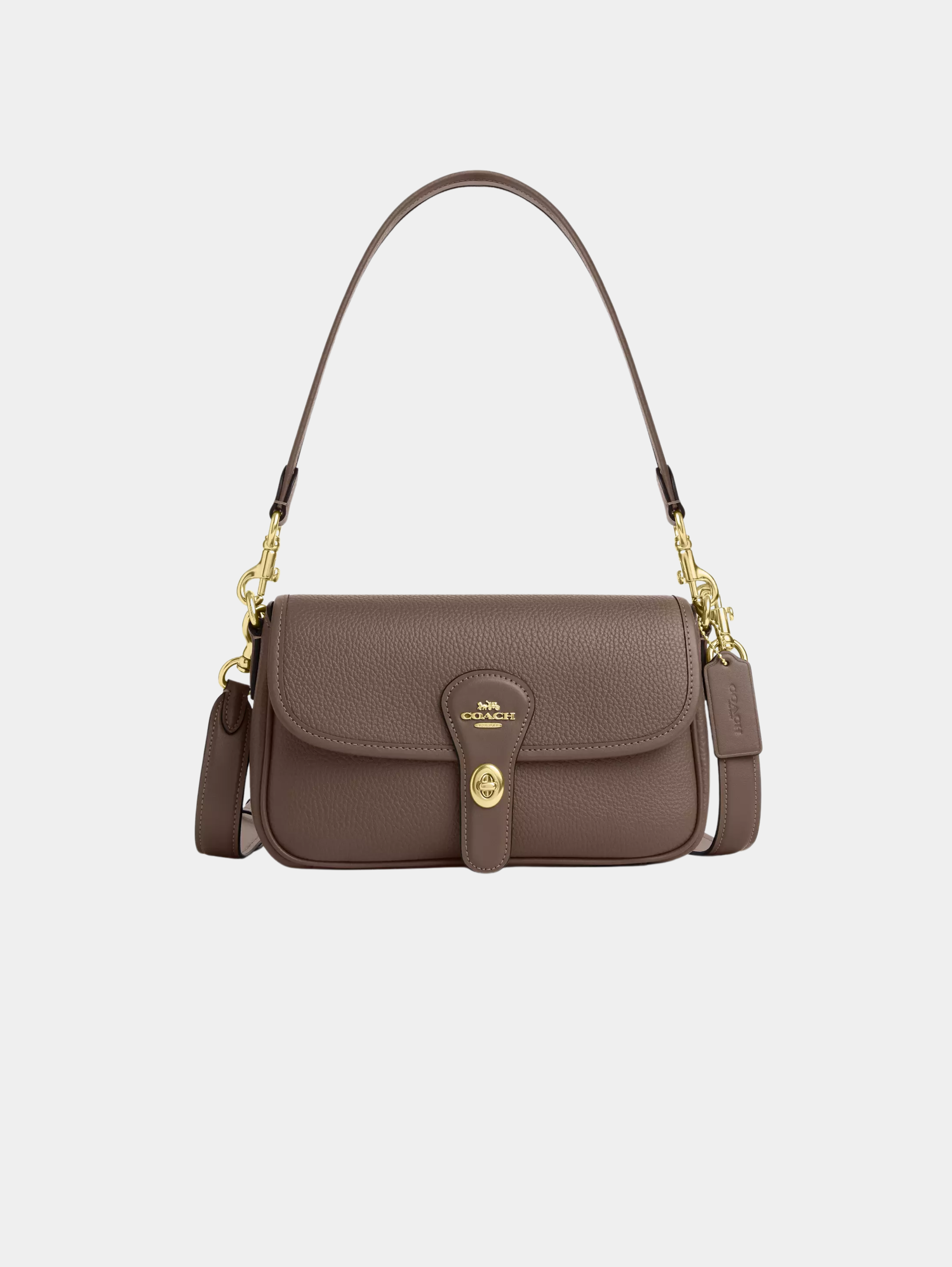 Hadley Shoulder Bag With Signature Canvas
