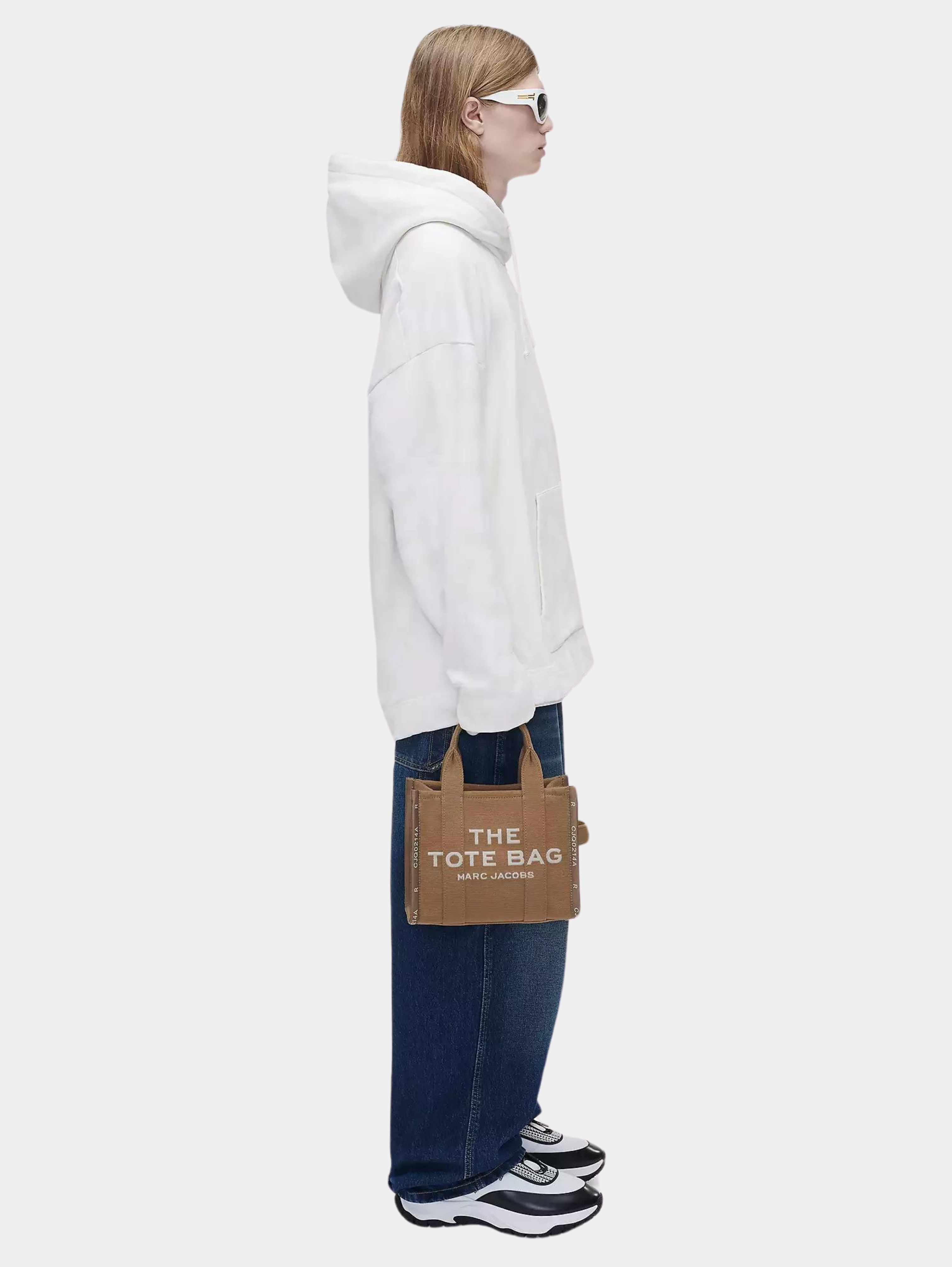 El bolso tote pequeño de jacquard