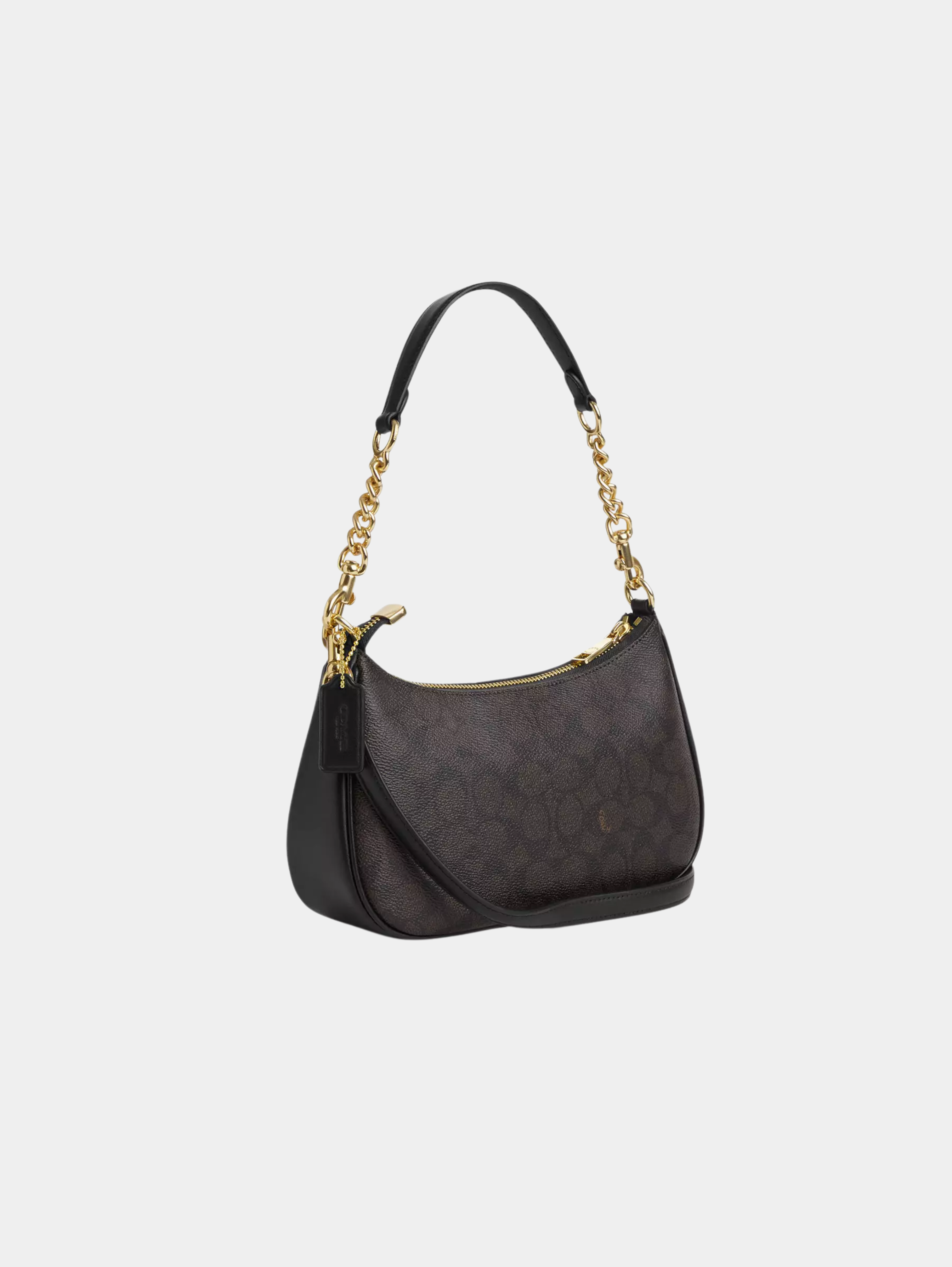 Bolso de hombro Teri en lona de firma