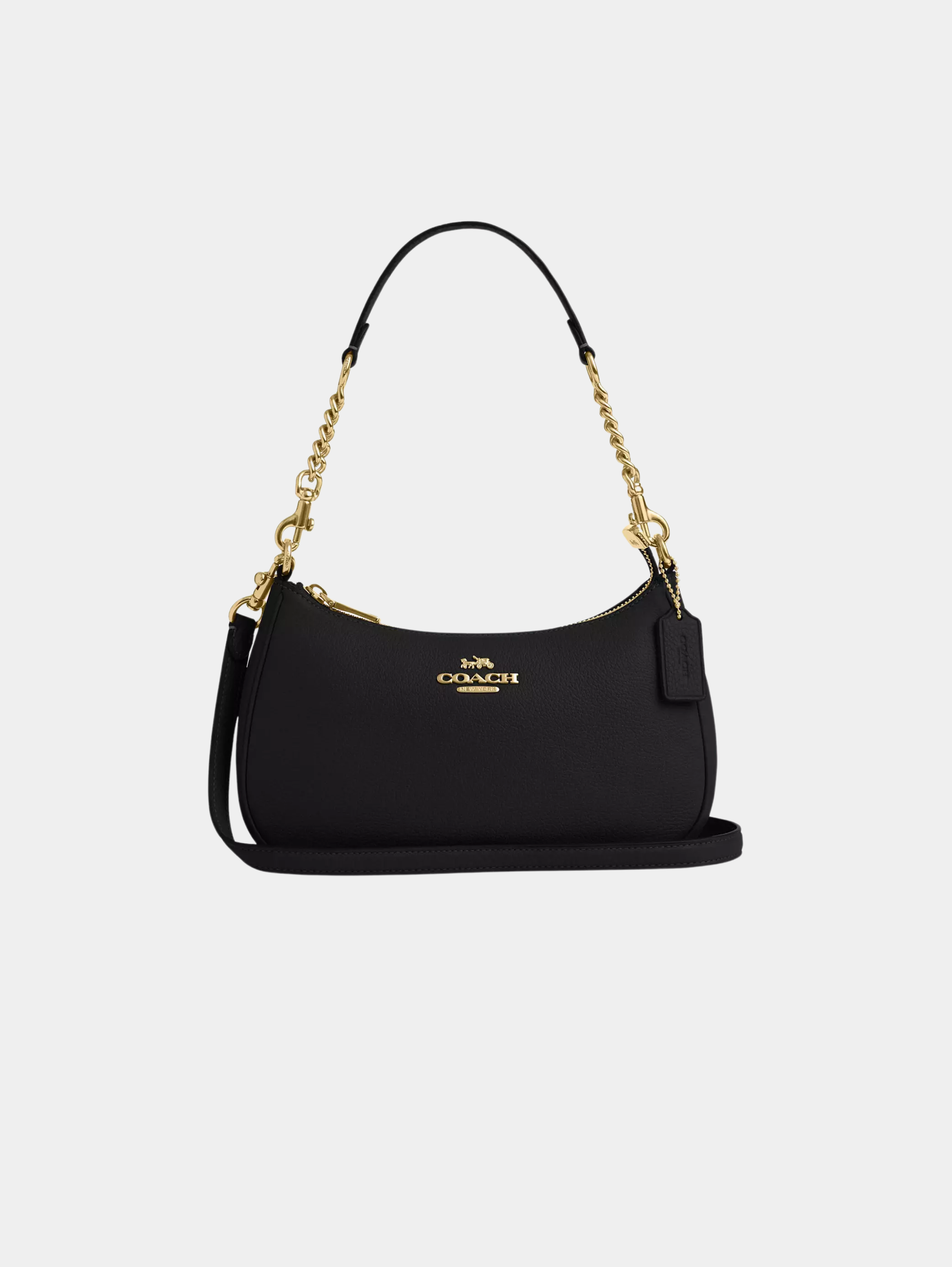 Bolso de hombro Teri en lona de firma