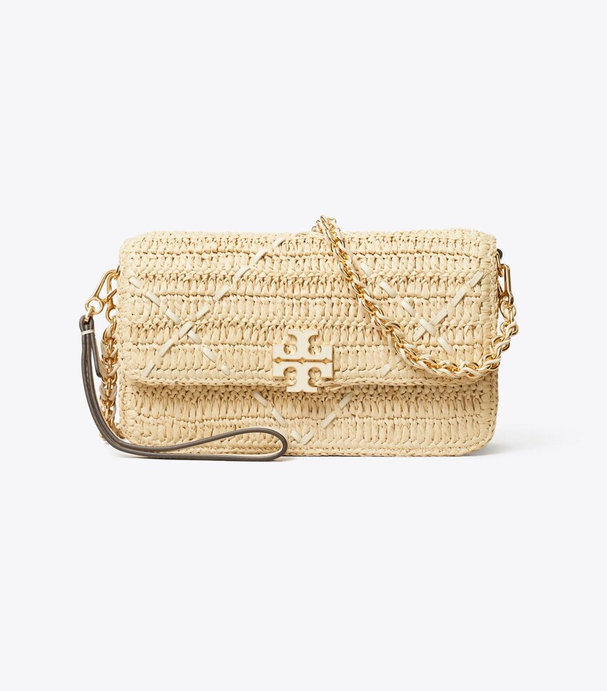 Britten Raffia Crochet Chain Wallet w. Wristlet