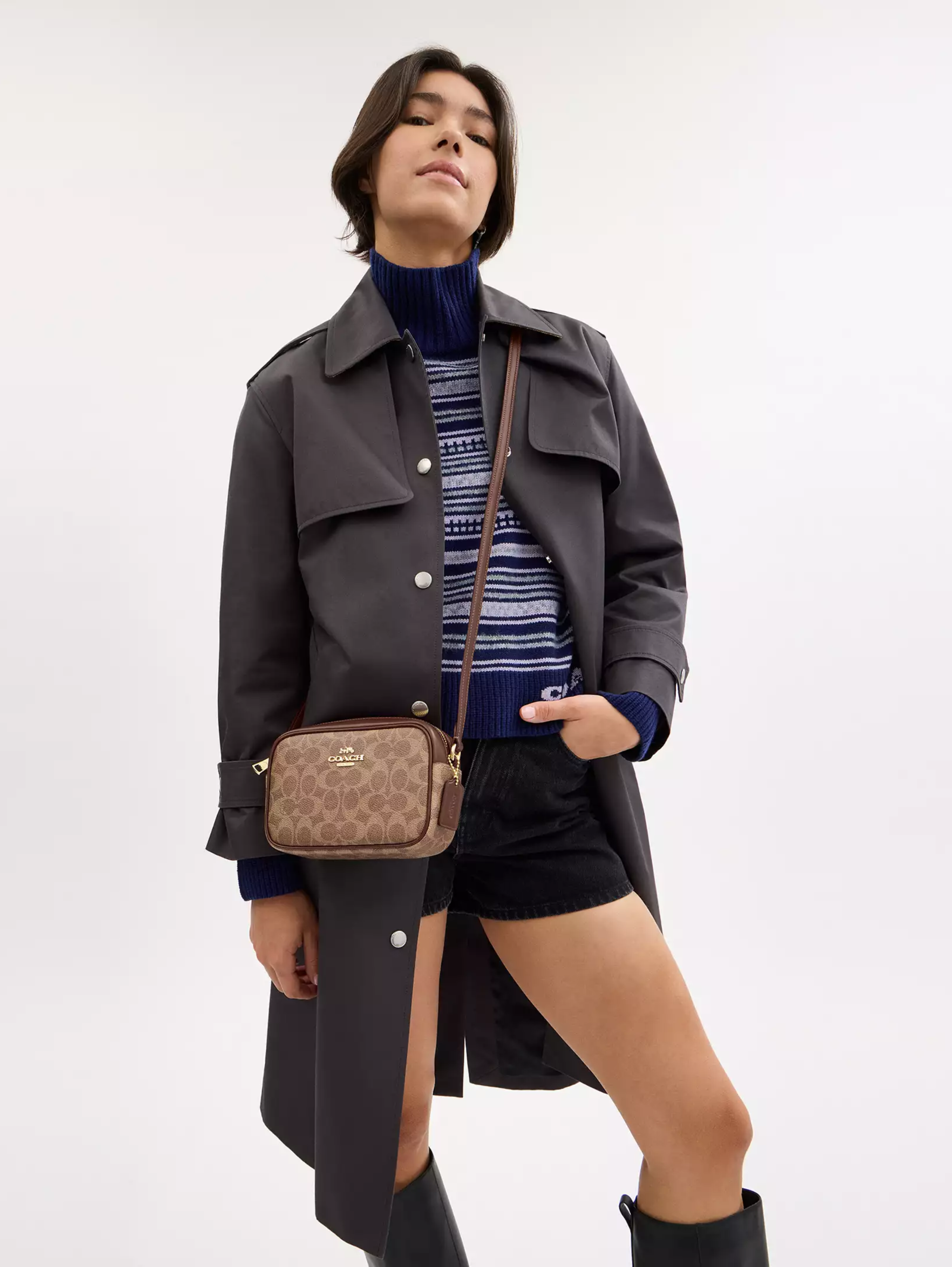 Bolso para cámara Jamie pequeño en lona exclusiva