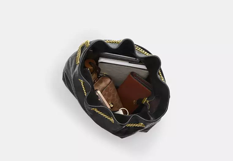 Evelyn Large Shoulder Bag With Quilting