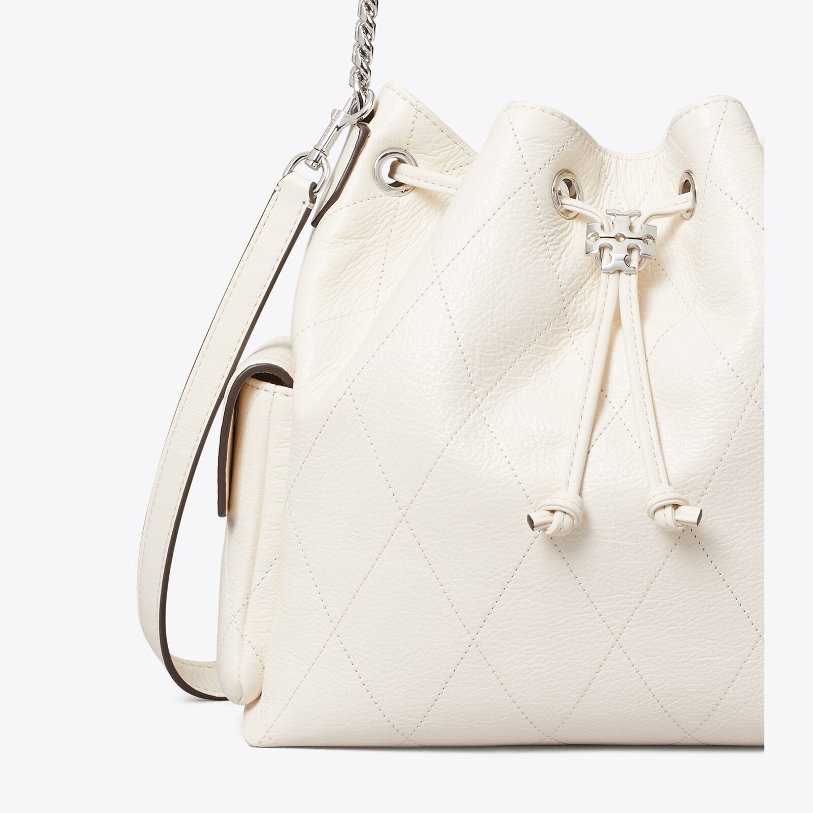 CHARLIE QUILTED DRAWSTRING SHOULDER BAG