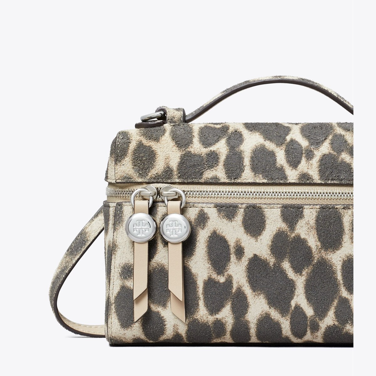SLIM ROMY SUEDE TOP HANDLE