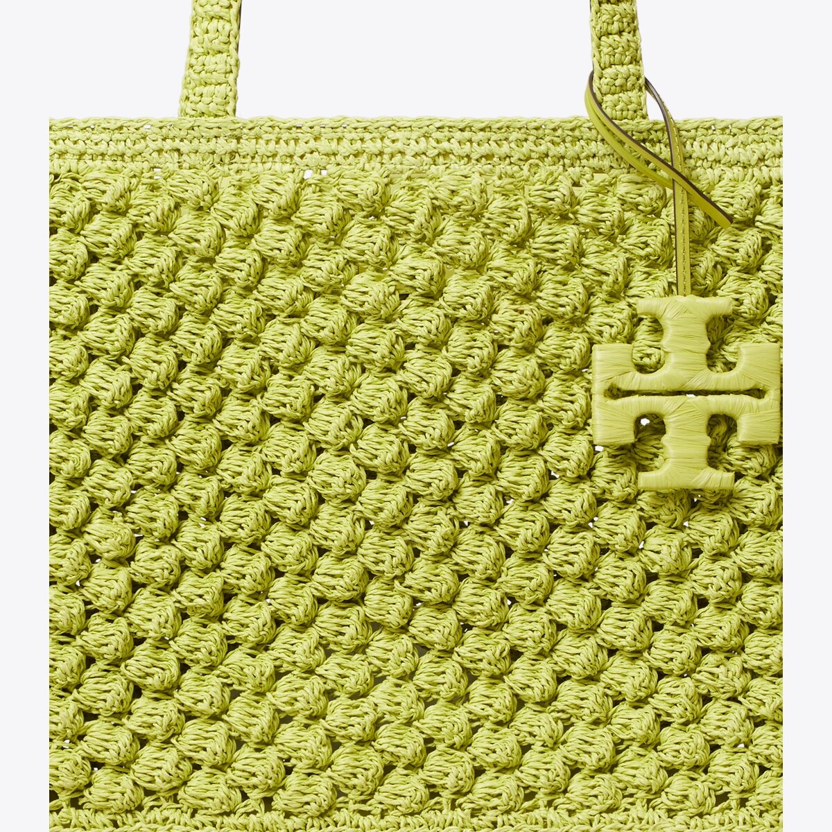 SMALL ELLA HAND-CROCHETED POPCORN TOTE