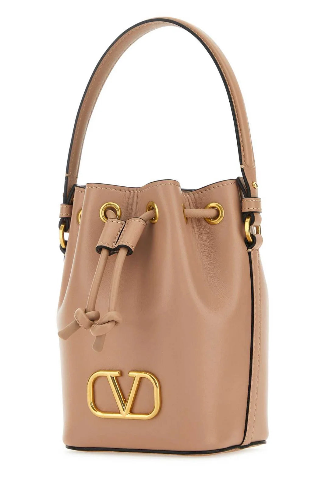 Valentino VLogo Signature Drawstring Mini Bucket Bag