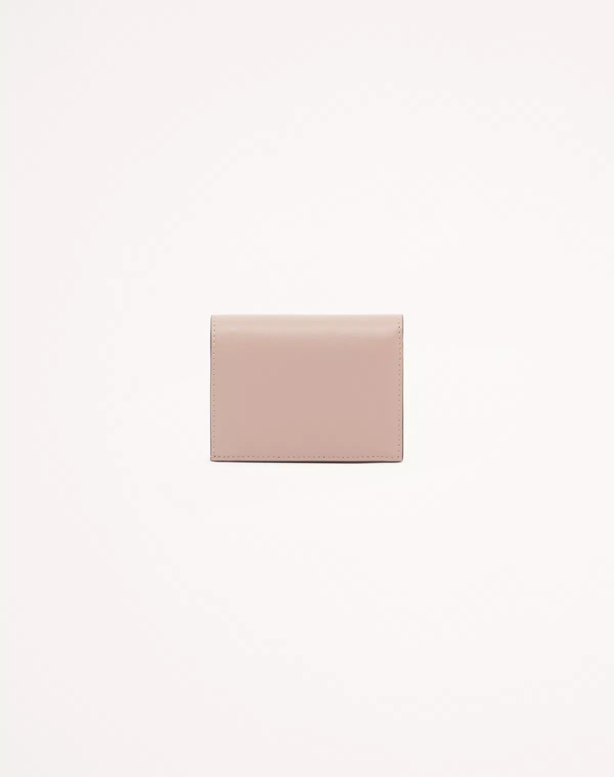 Small vlogo wallet in calfskin