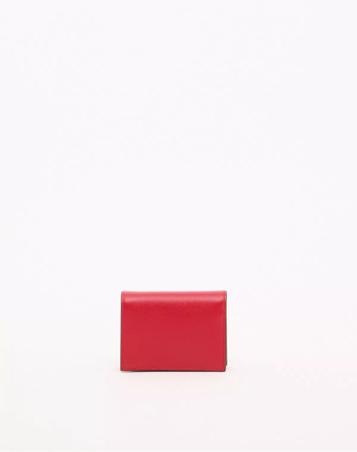 Small vlogo wallet in calfskin