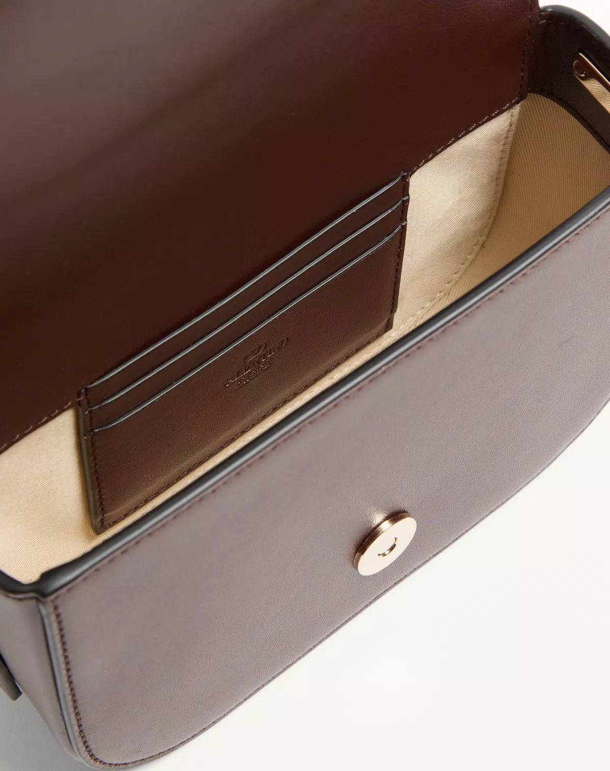 Vlogo walk small calfskin crossbody bag