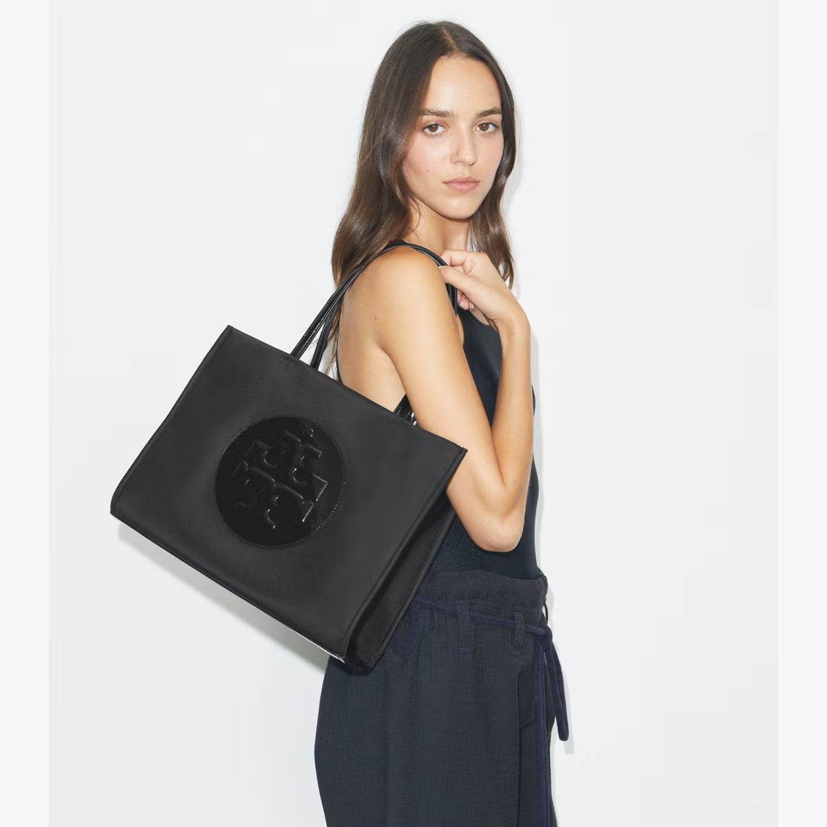 SMALL ELLA PATENT TOTE