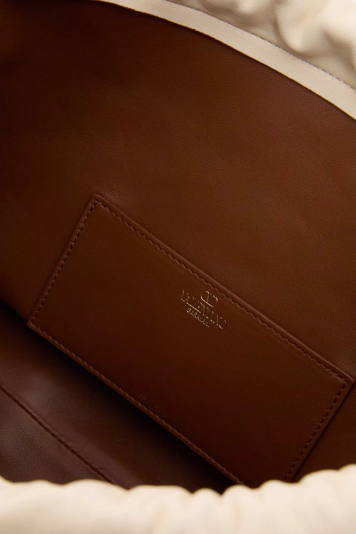 Vlogo pouf pouch bag in nappa leather