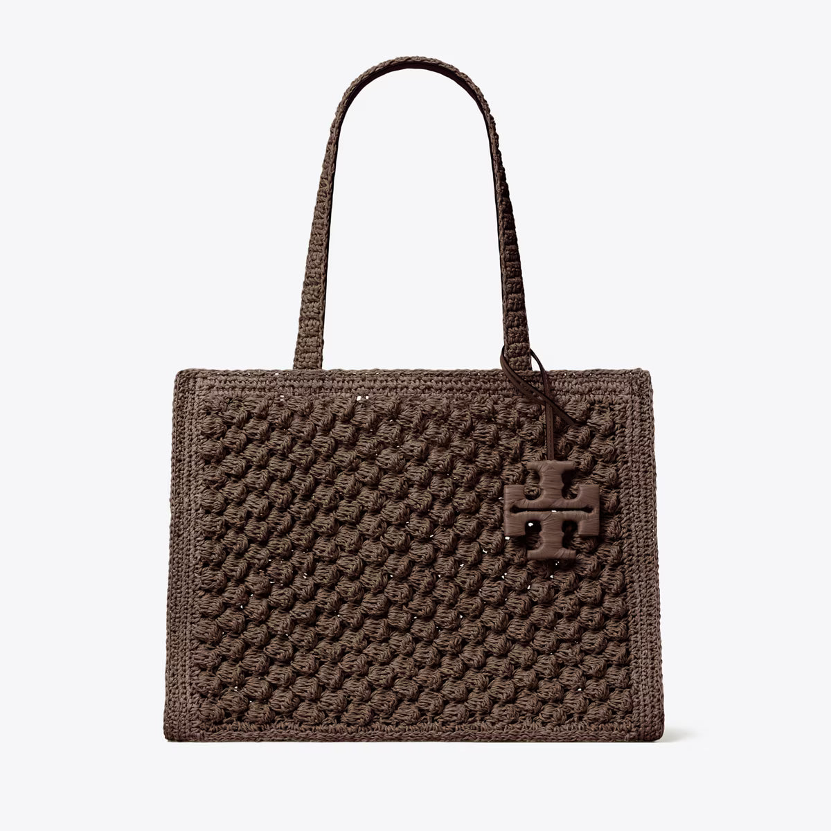 SMALL ELLA HAND-CROCHETED POPCORN TOTE