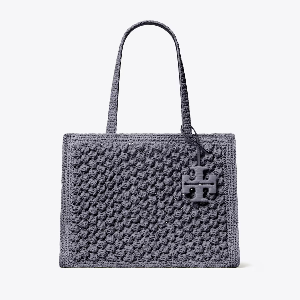 SMALL ELLA HAND-CROCHETED POPCORN TOTE