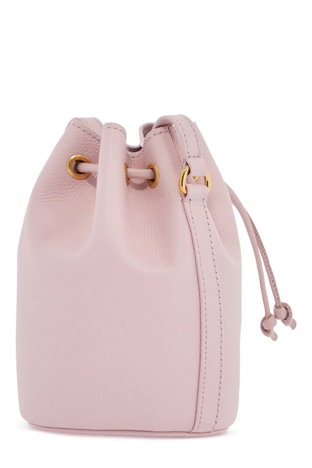 Valentino VLogo Plaque Drawstring Bucket Bag