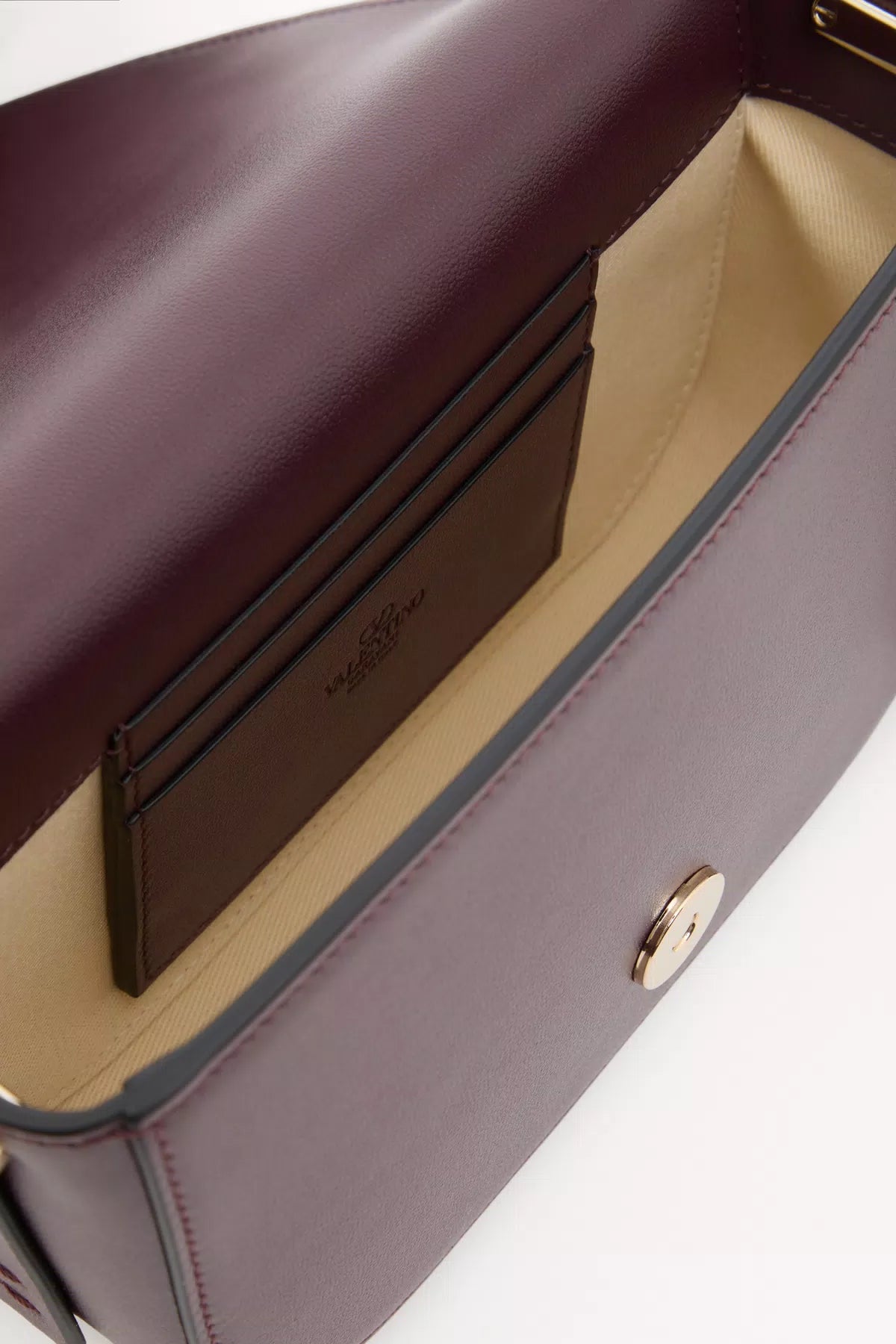 Vlogo walk small calfskin crossbody bag