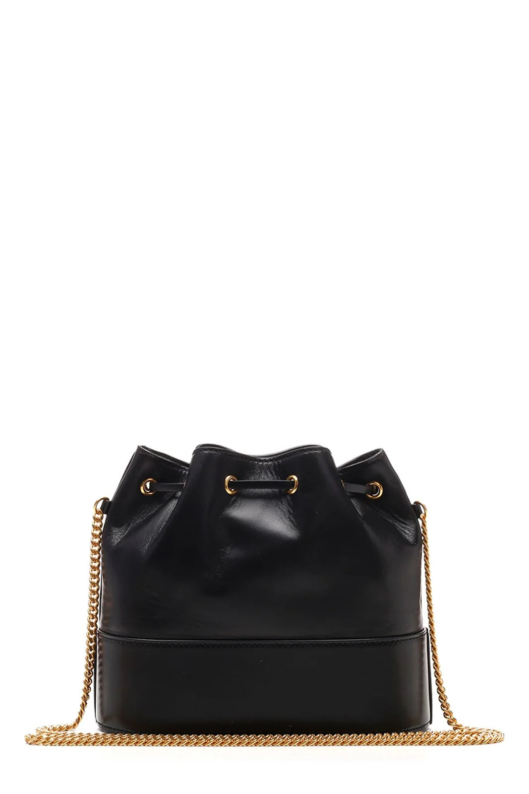 Valentino VLogo Plaque Drawstring Bucket Bag