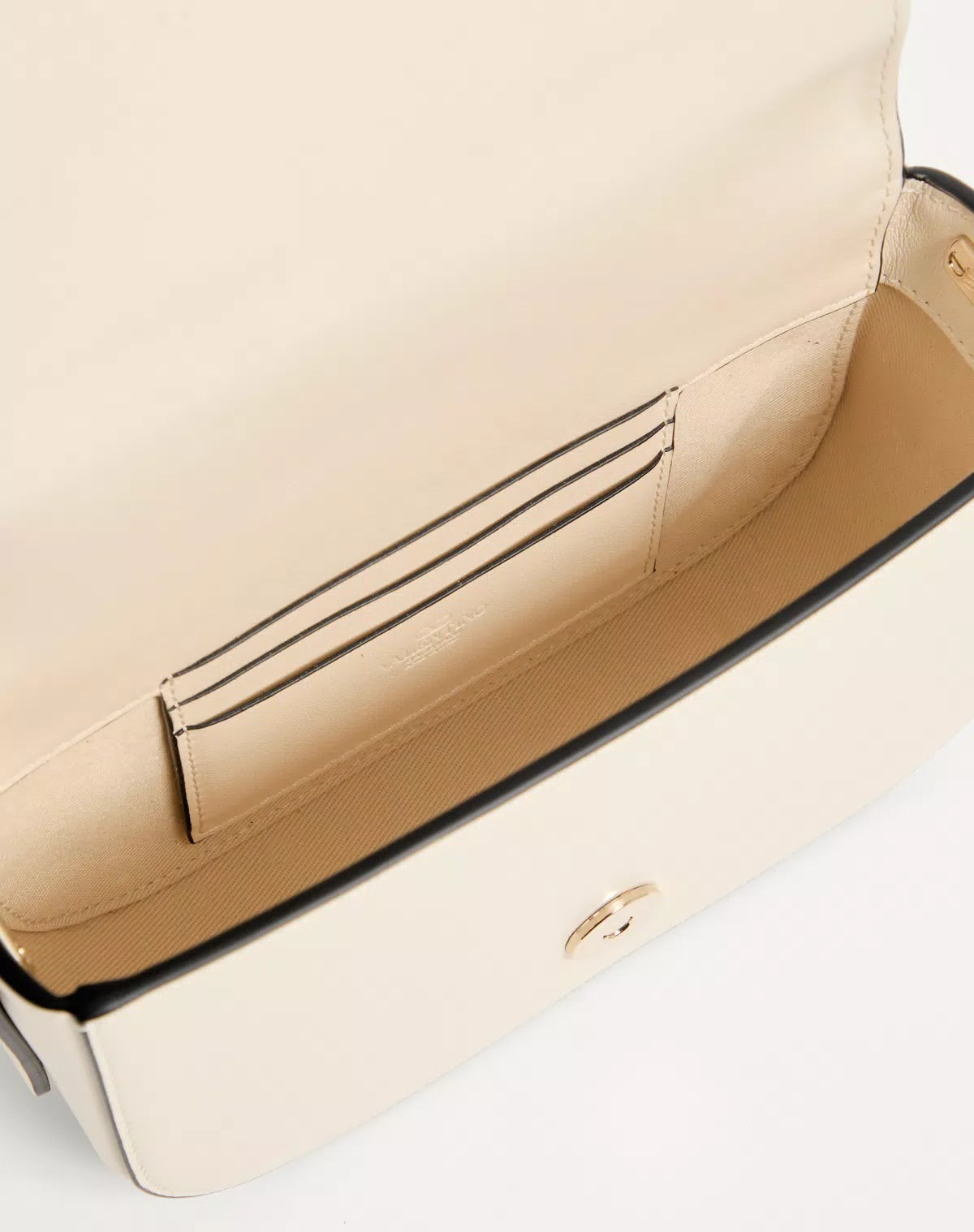 Vlogo walk small calfskin crossbody bag