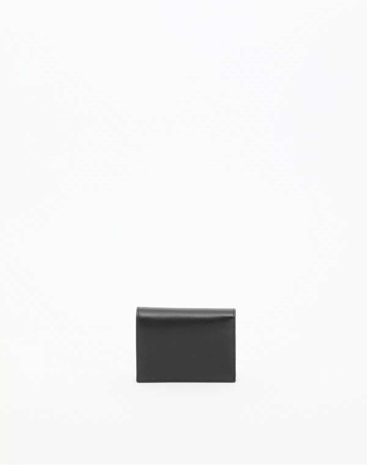 Small vlogo wallet in calfskin