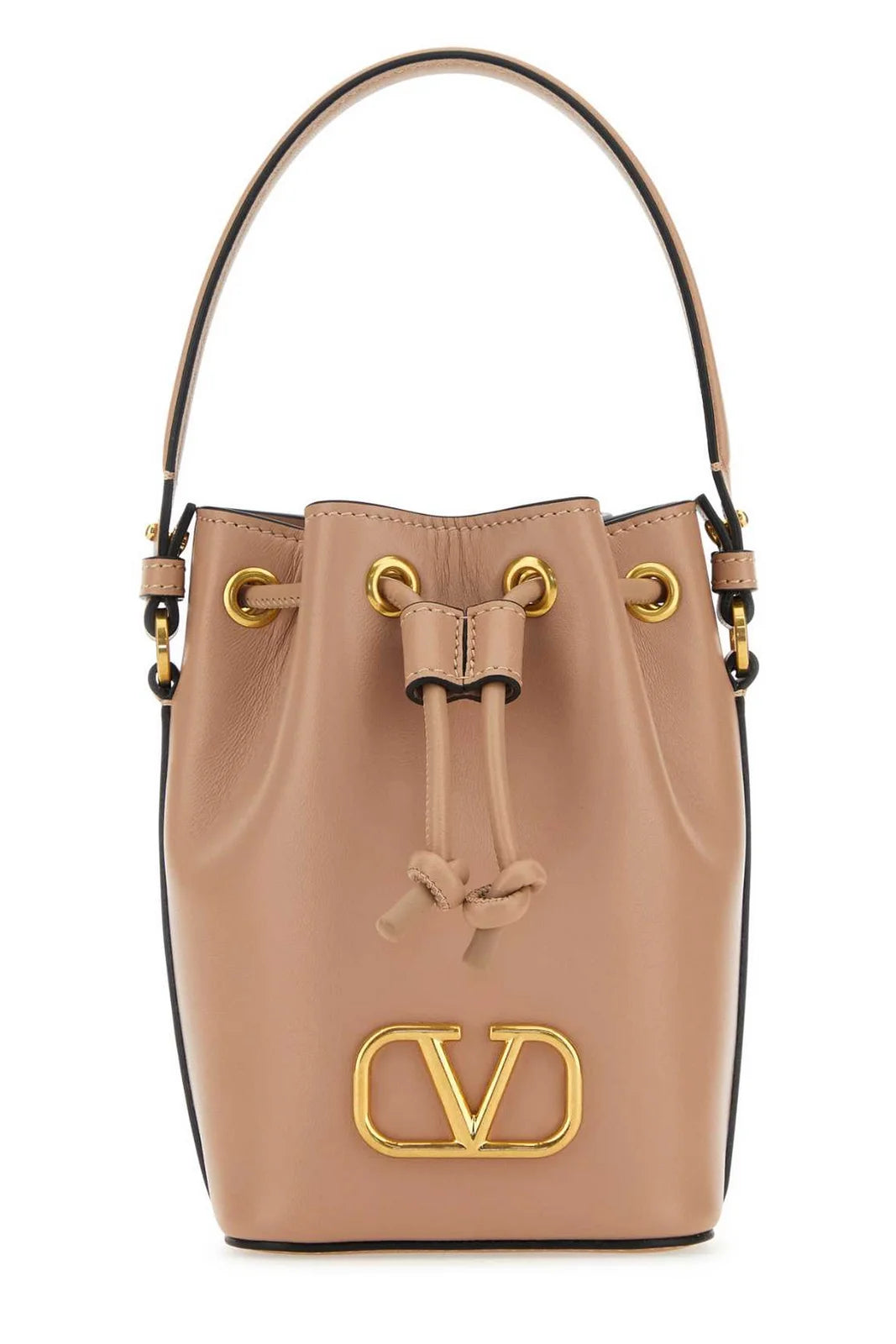 Valentino VLogo Signature Drawstring Mini Bucket Bag