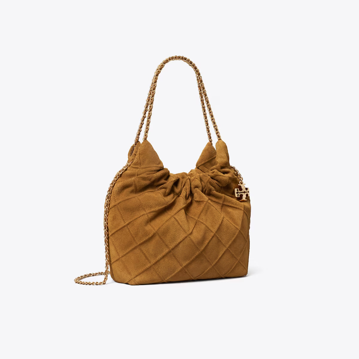 MINI FLEMING SOFT SUEDE HOBO BAG