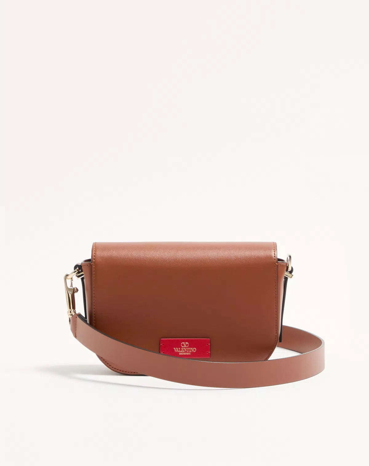 Vlogo walk small calfskin crossbody bag