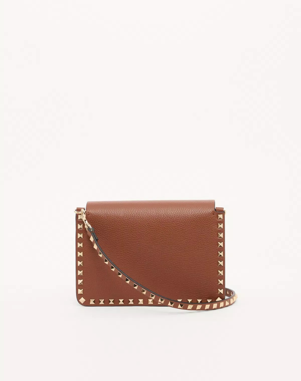 Rockstud small shoulder bag in grainy calfskin