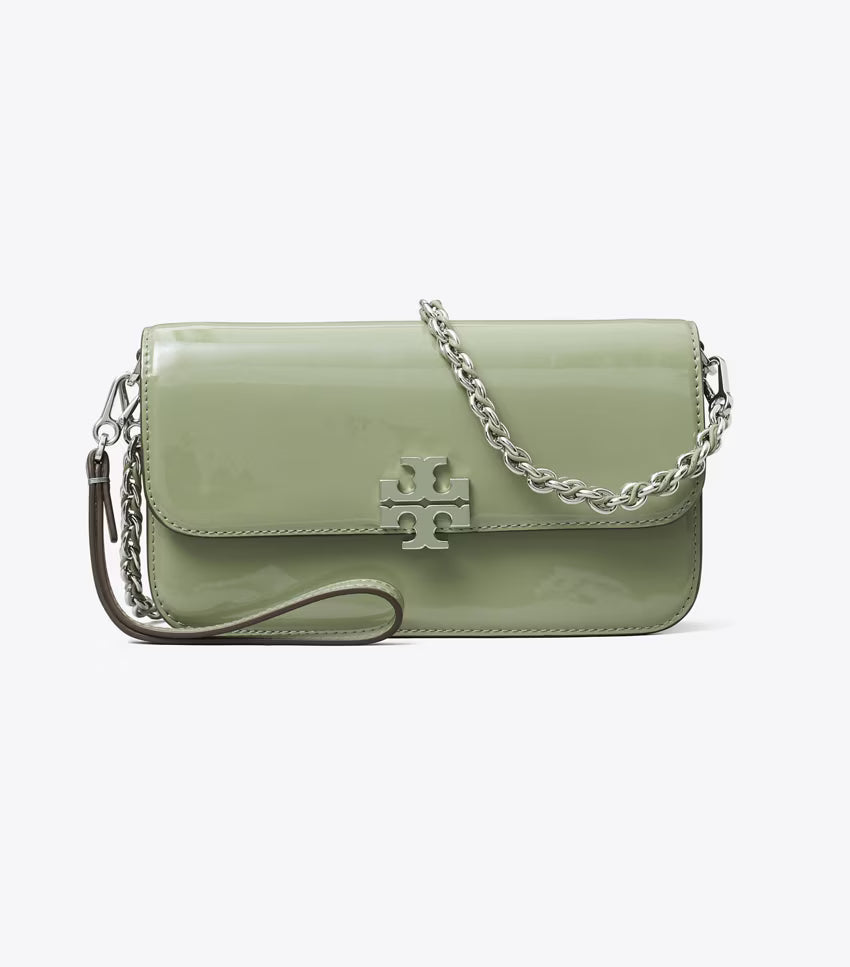 Britten Patent Chain Wallet W. Wristlet