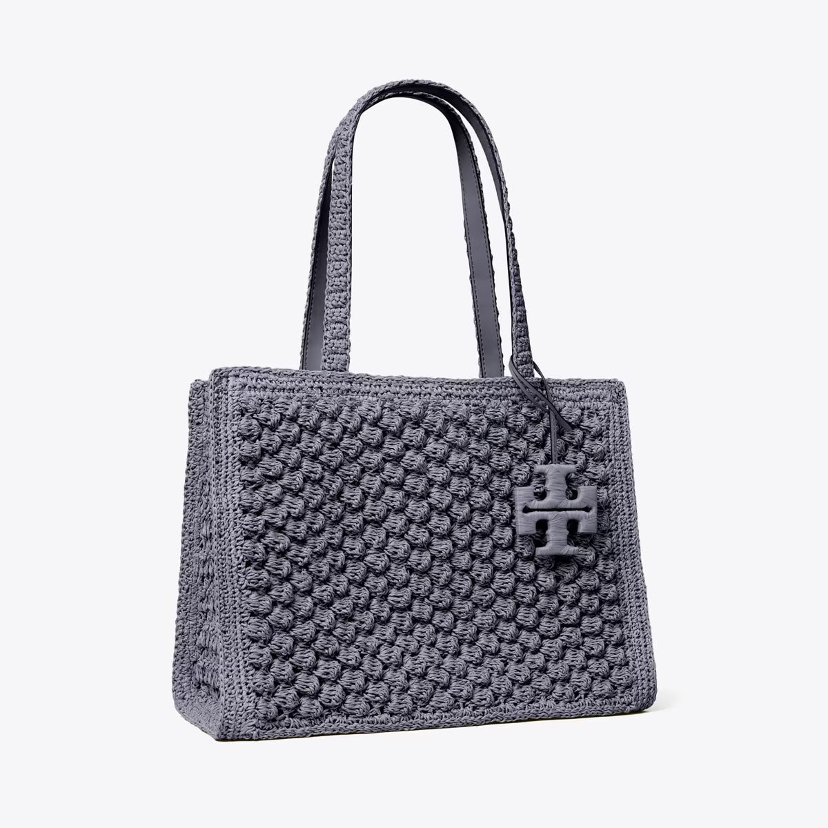 SMALL ELLA HAND-CROCHETED POPCORN TOTE