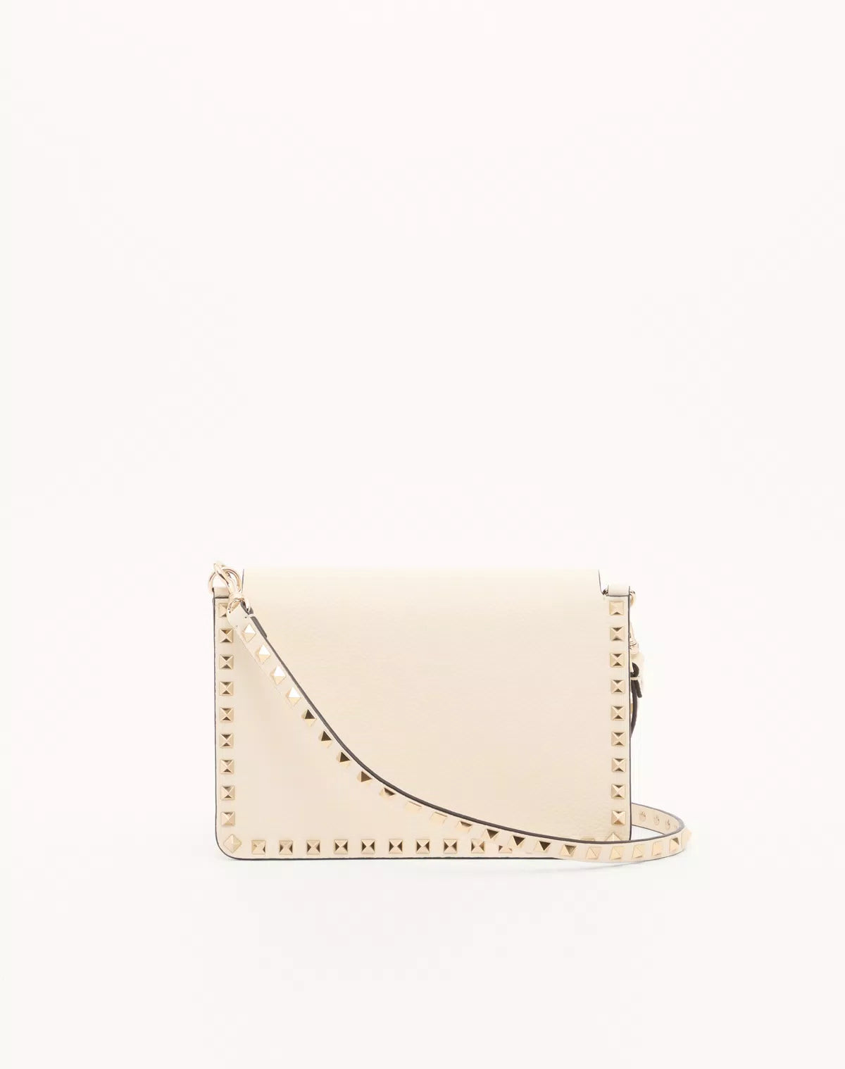 Rockstud small shoulder bag in grainy calfskin