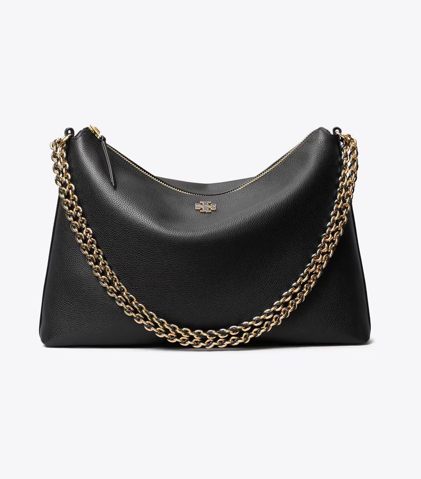 Pebbled Leather Shoulder Bag