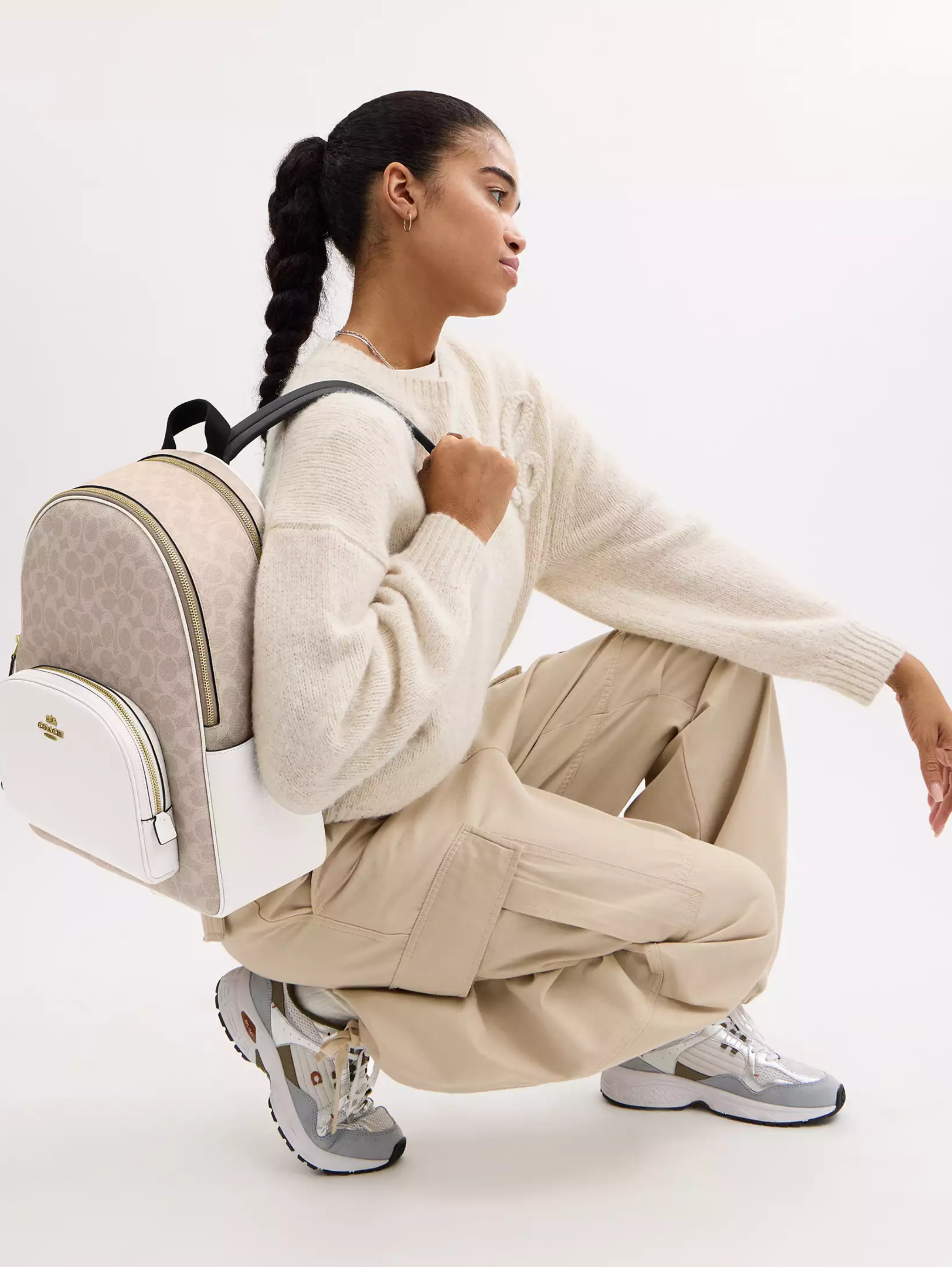 Mochila Court grande en lona exclusiva