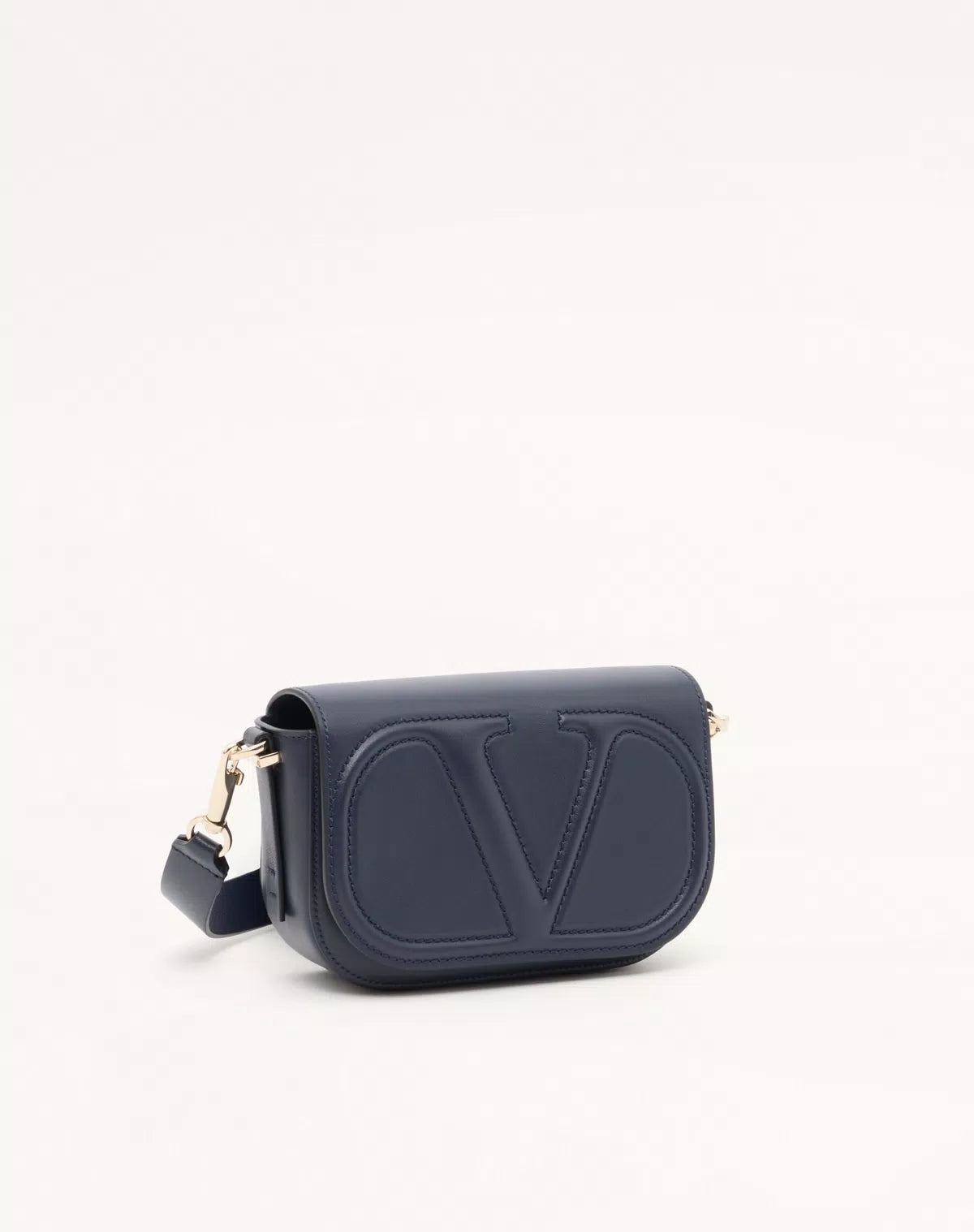 Vlogo walk small calfskin crossbody bag