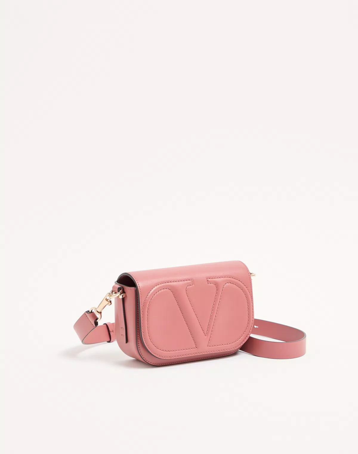 Vlogo walk small calfskin crossbody bag