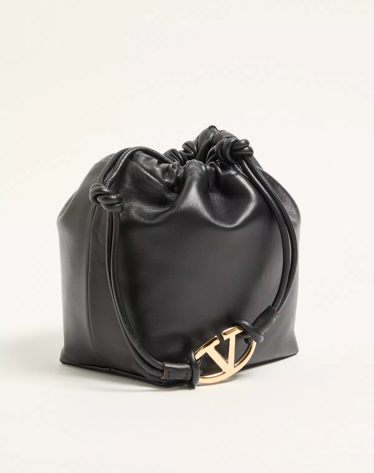 Vlogo pouf pouch bag in nappa leather