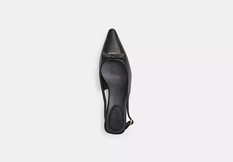 Bow Slingback Heel