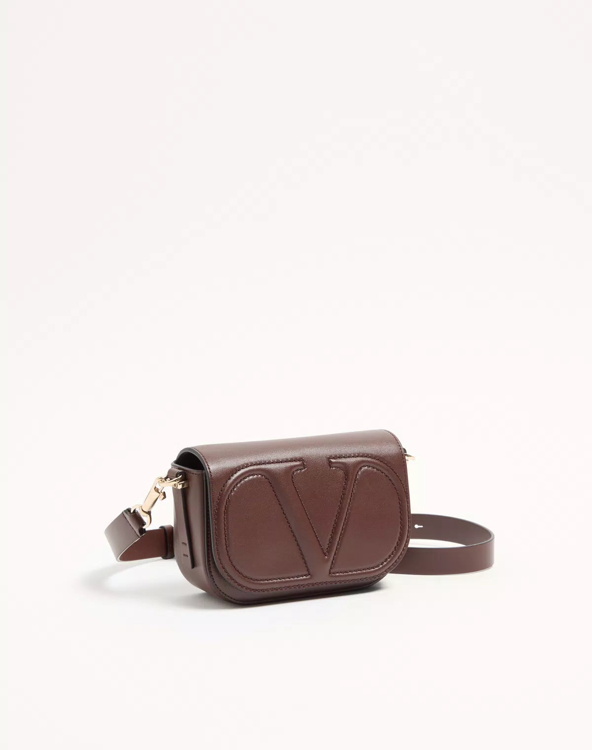 Vlogo walk small calfskin crossbody bag