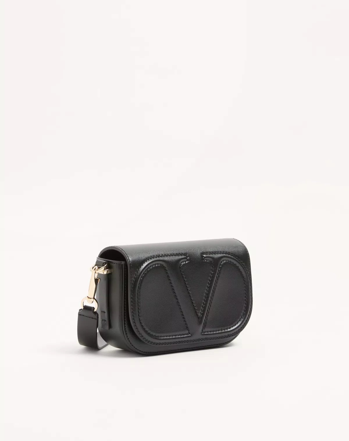 Vlogo walk small calfskin crossbody bag