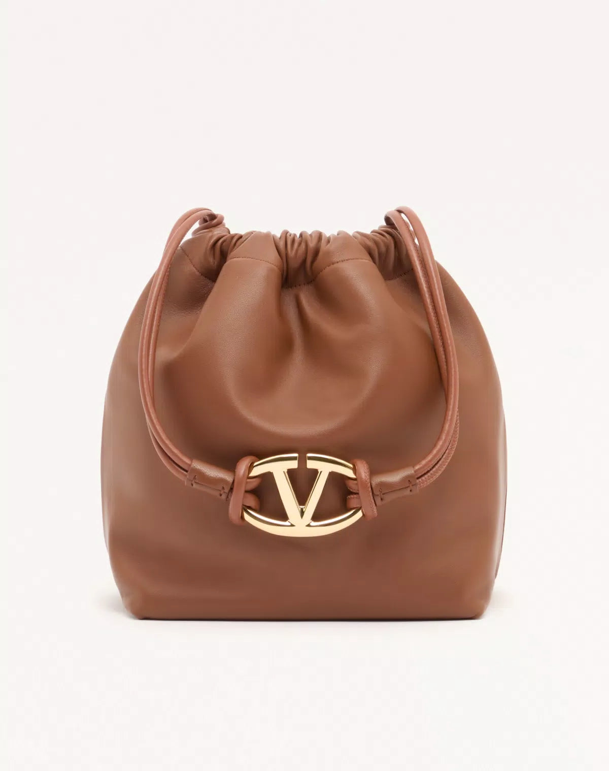 Vlogo pouf pouch bag in nappa leather