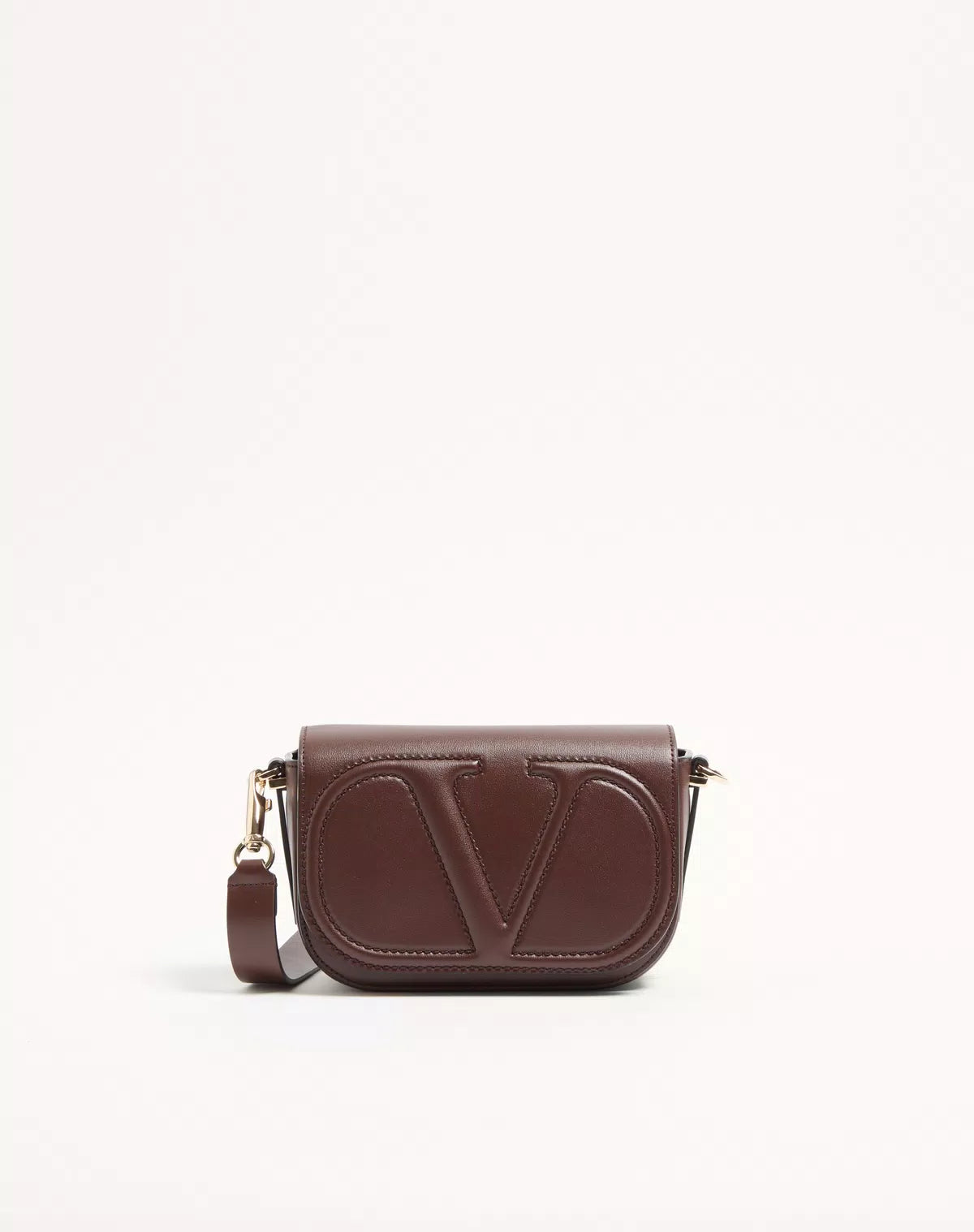 Vlogo walk small calfskin crossbody bag