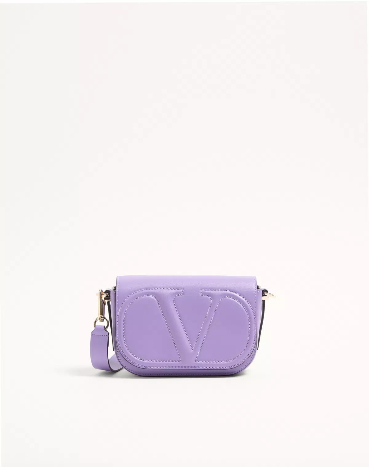 Vlogo walk small calfskin crossbody bag