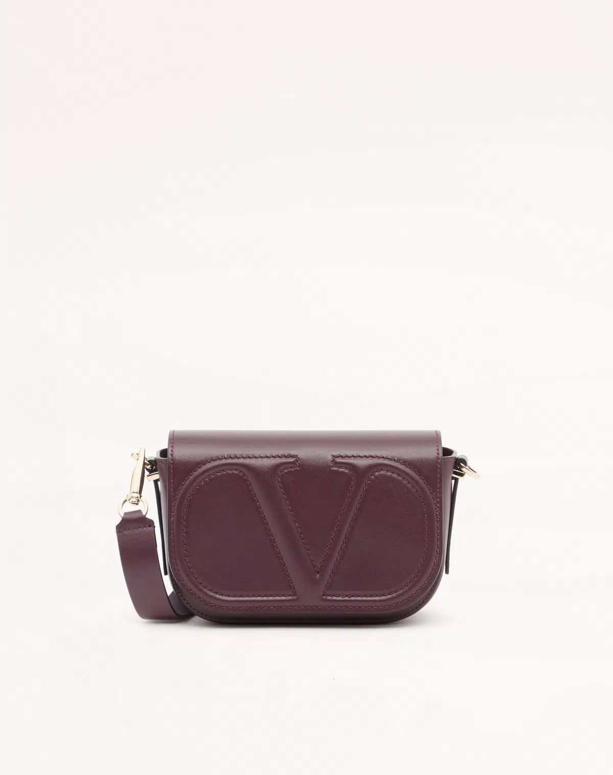Vlogo walk small calfskin crossbody bag