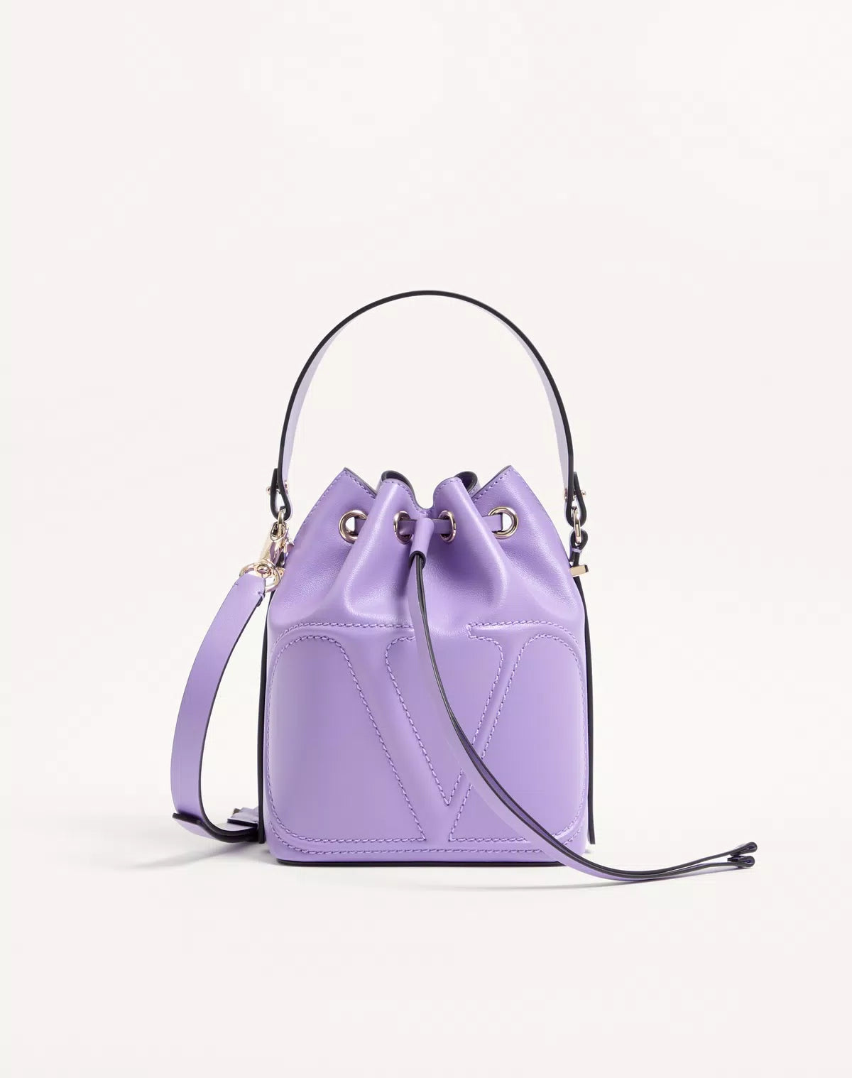 Vlogo walk bucket bag in calfskin