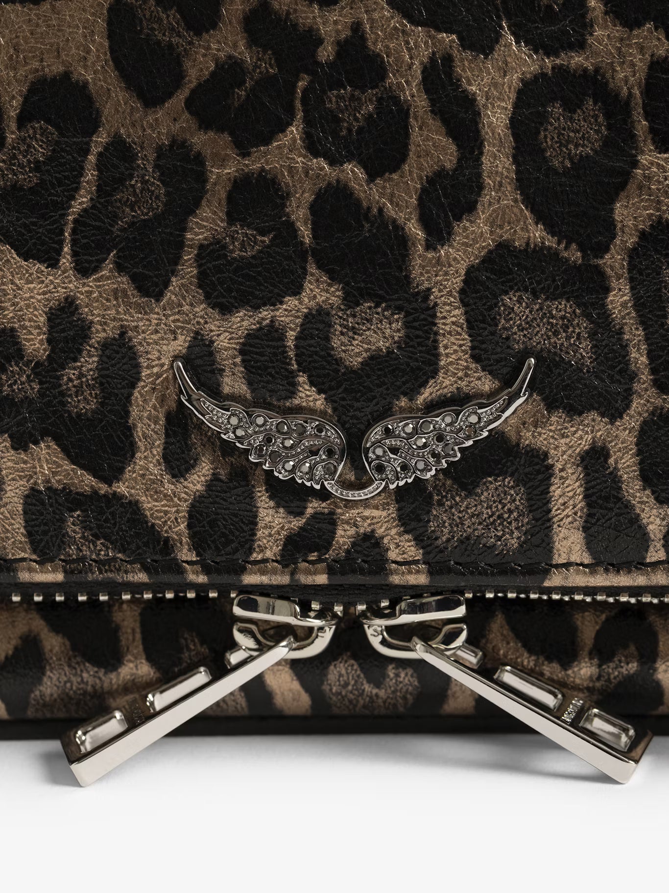 Rock Nano Metal Leopard Clutch