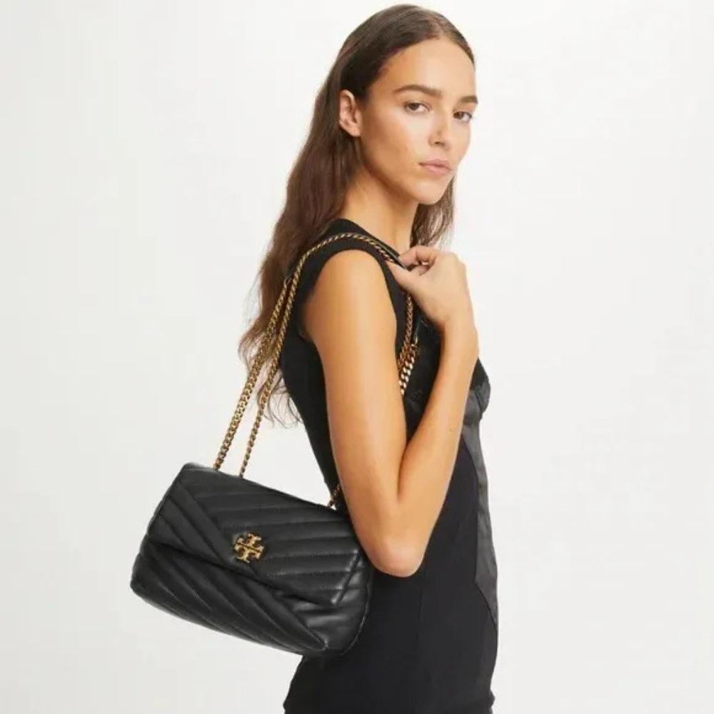 Small Kira Chevron Convertible Shoulder Bag